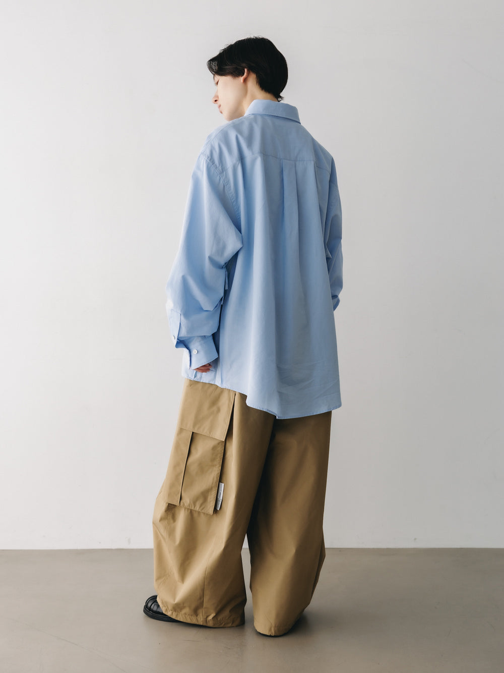 CLESSTE / +Phenix Windstopper ® By Gore-tex Labs City Mega Pocket Balloon Cargo Pants (Camel Beige)