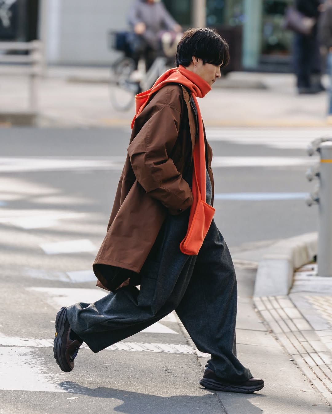 CLESSTE / +Phenix Windstopper ® By Gore-tex Labs City Fishtail Parka With Liner Jacket (Chocolate Brown)