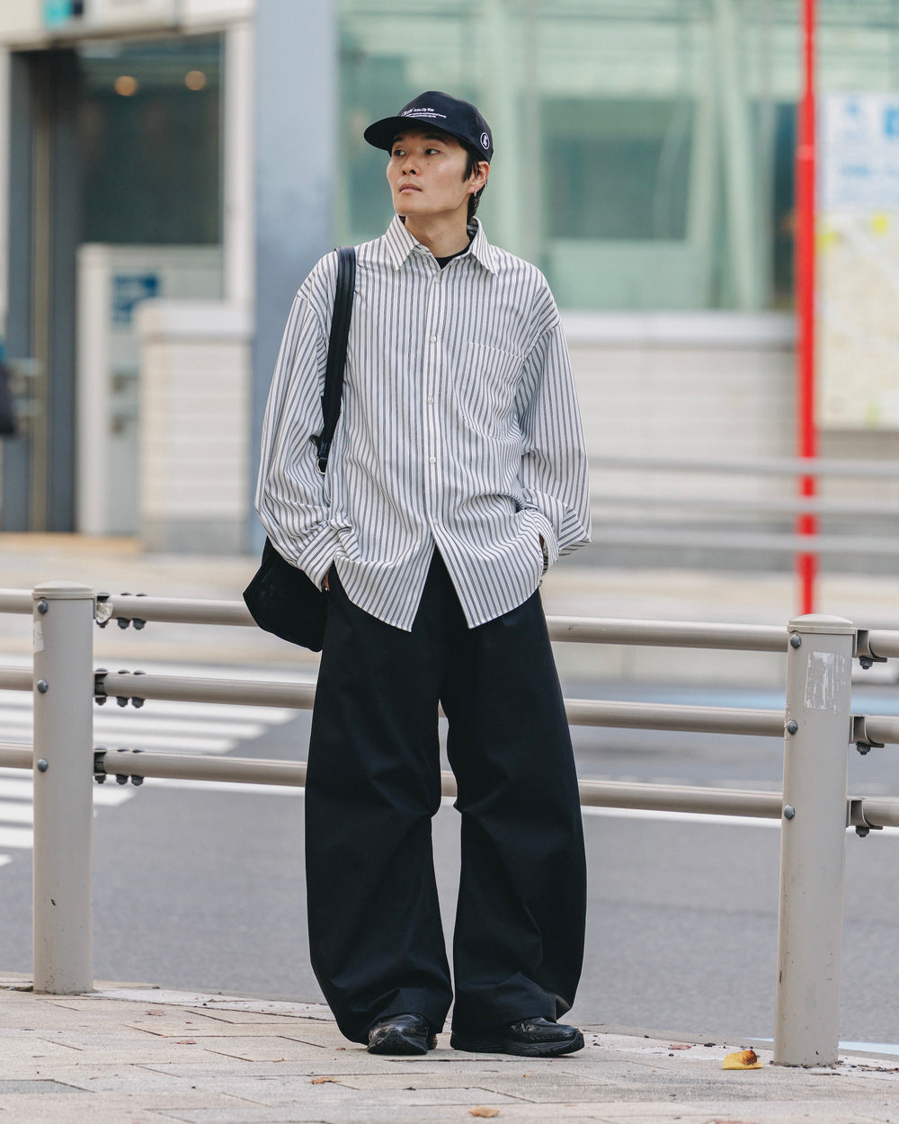 CLESSTE / 46G Knit Everyday L/S Shirt (White Stripe)
