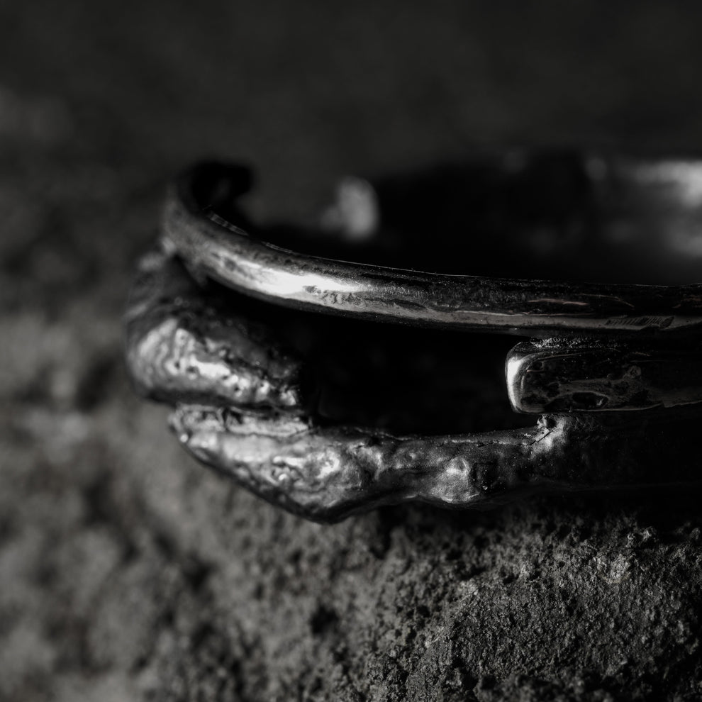 GIFT HAND / Crack Ring 07 - 925 Sterling Silver