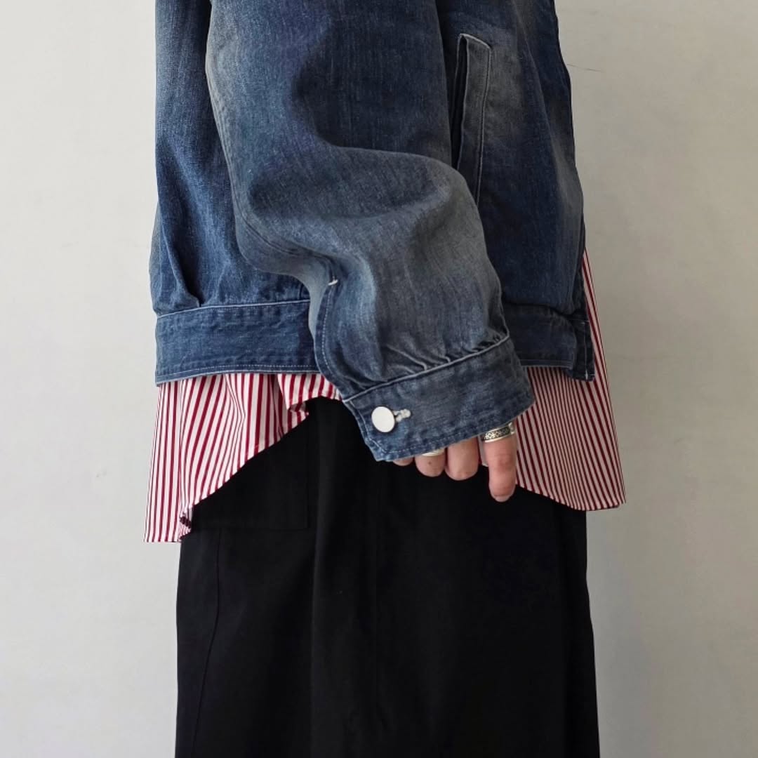 ANCELLM / Denim Zipup Jacket (Indigo)