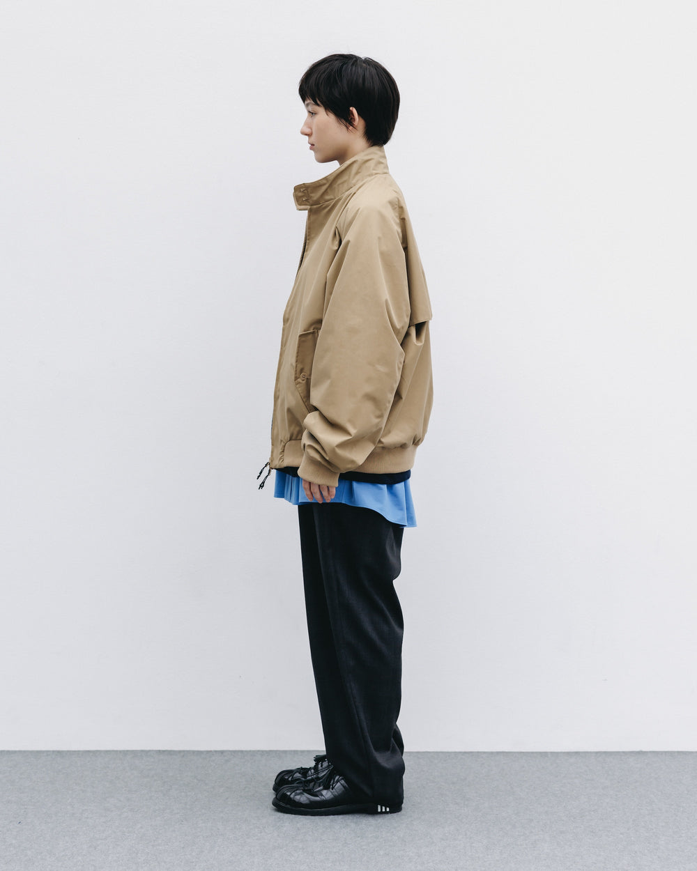 CLESSTE / +Phenix Windstopper® By Gore-Tex Labs Twill City Harrington Jacket (Carmel Beige)