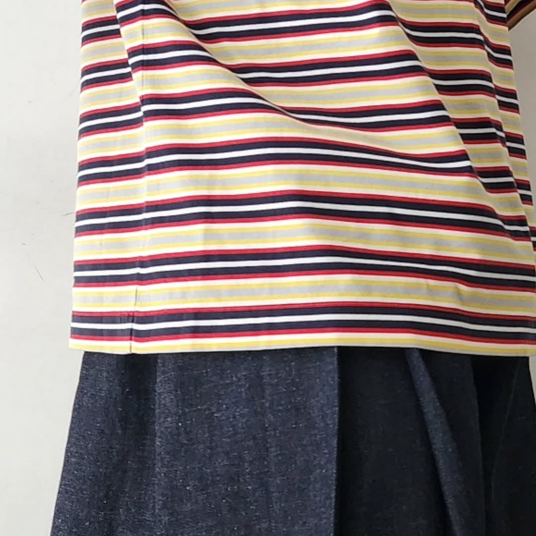 KANEMASA PHIL / 36G Multi Border S/S Tee