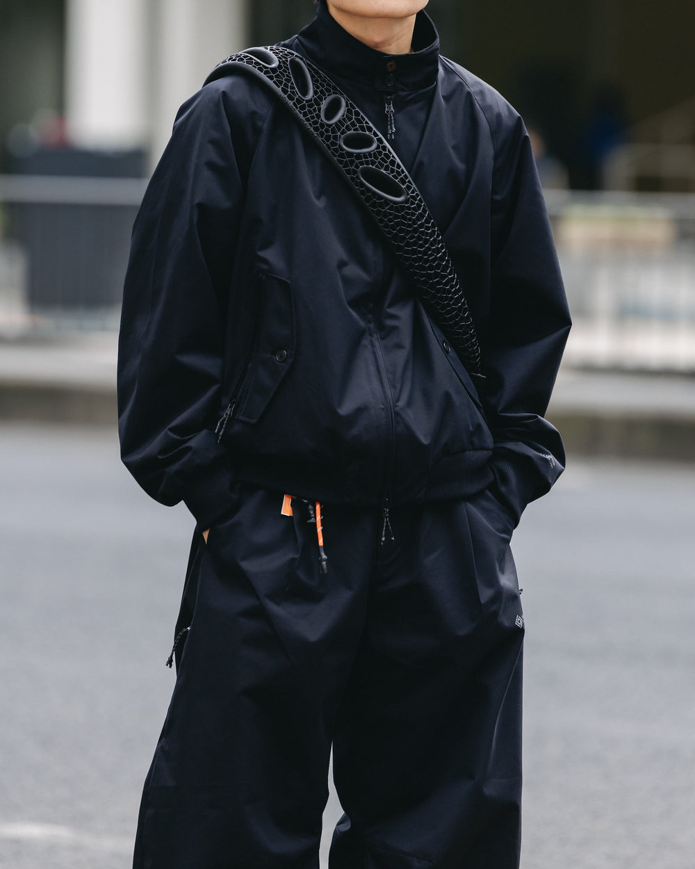 CLESSTE / +Phenix Windstopper® By Gore-Tex Labs Twill City Harrington Jacket (Black)