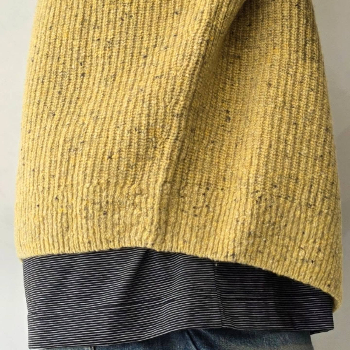 SAGE NATION / Wiral Cardigan - Speckled Mustard