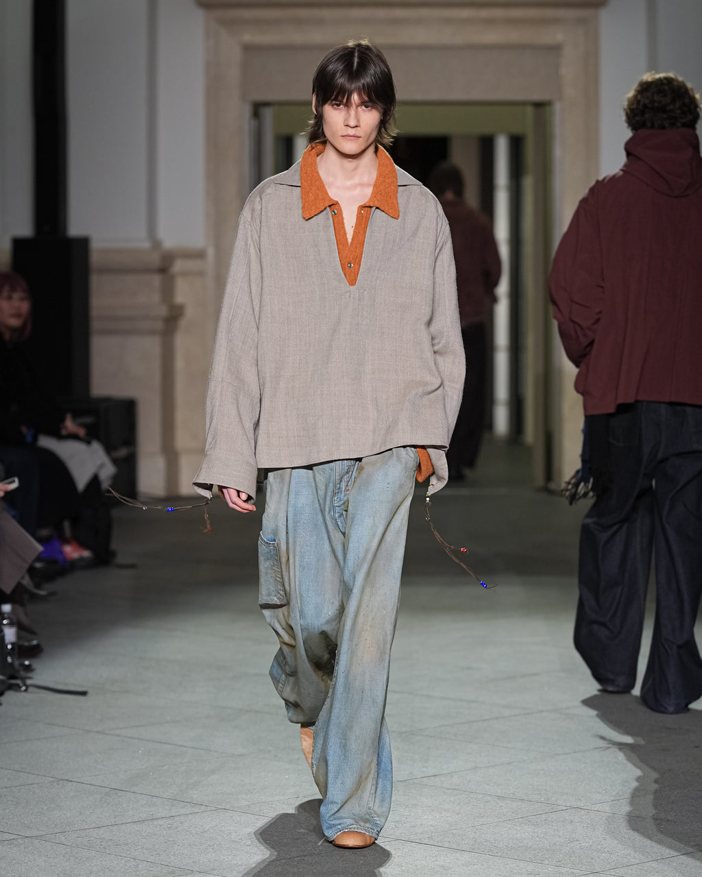 ANCELLM / Denim Painter Pants (Indigo)