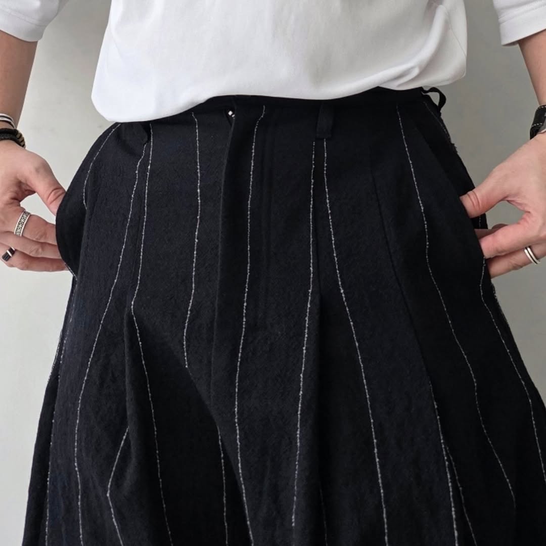 SHINYAKOZUKA / Baggy Shorts (Issue#8)(Pinstripe)