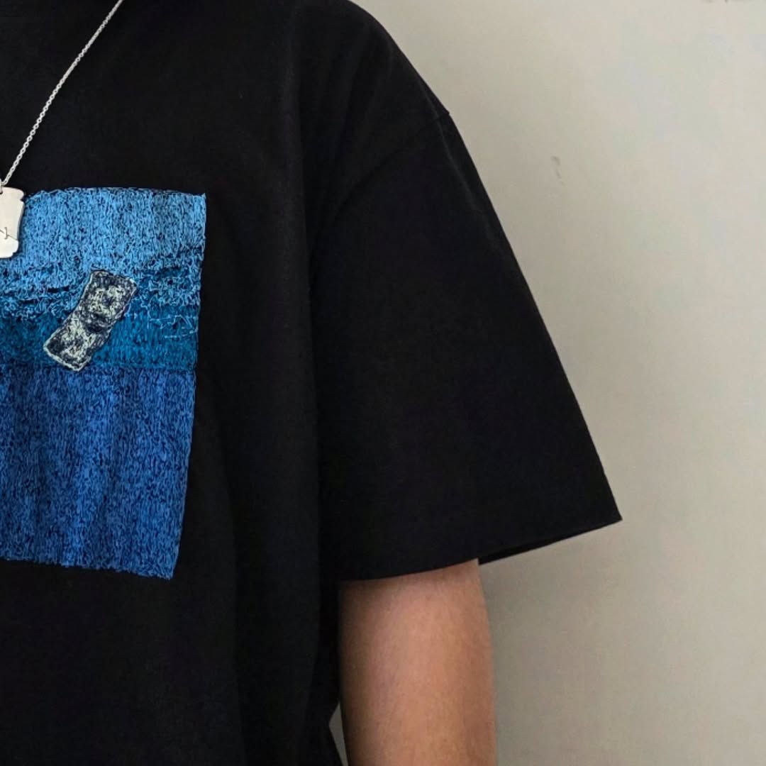 THE JEAN PIERRE / Photo EMB SS Tee (Black)