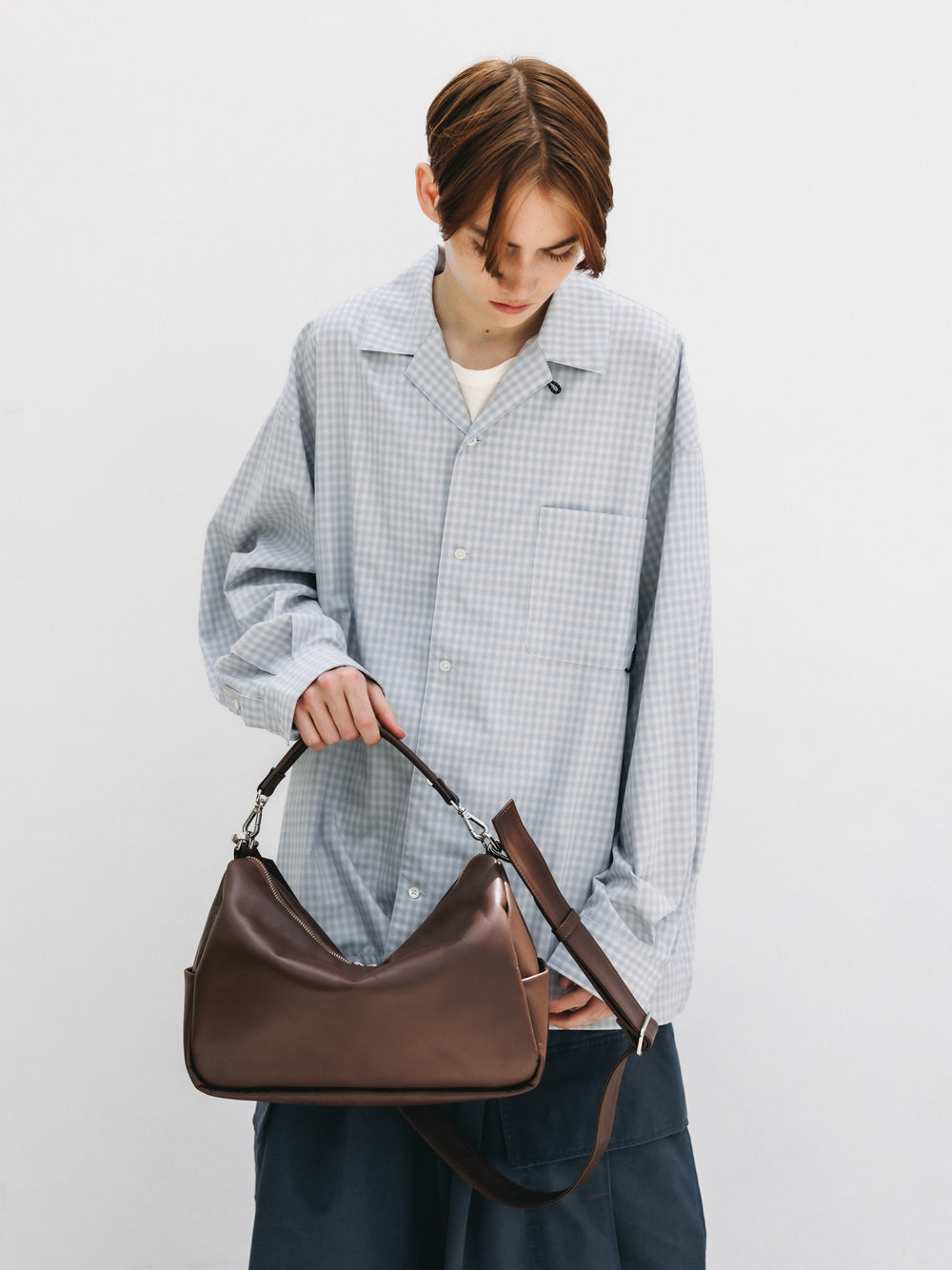 CLESSTE / Leather Day Off Bag (Brown)
