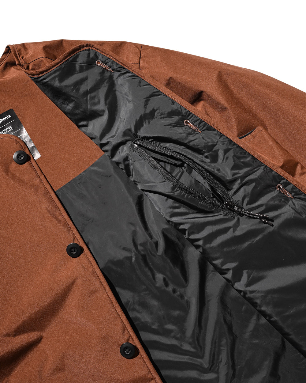 CLESSTE / +Phenix Windstopper ® By Gore-tex Labs City Fishtail Parka With Liner Jacket (Chocolate Brown)