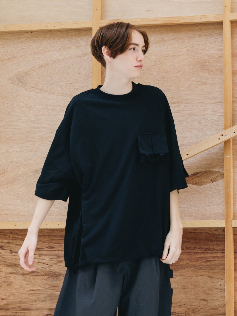 CLESSTE / Multi Pocket S/S T-Shirt (Black)