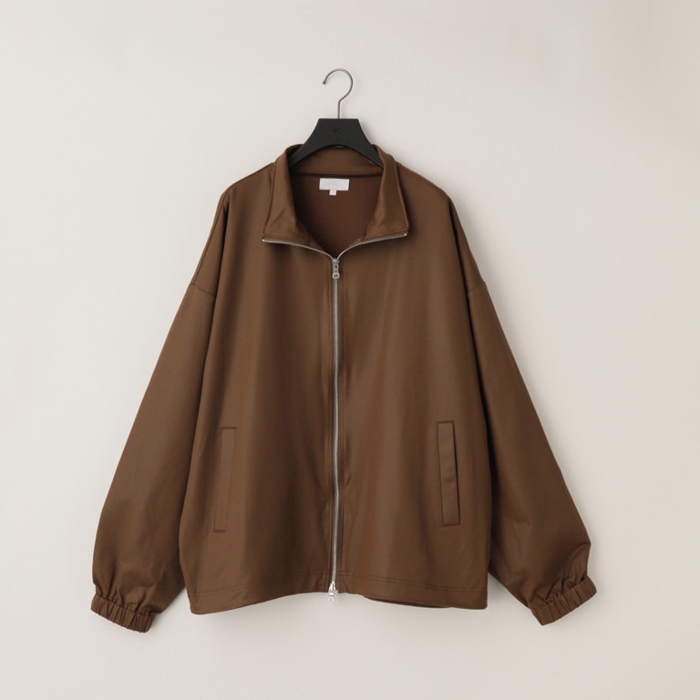 KANEMASA PHIL / 36G ECONYL Embossed Blouson (Brown)