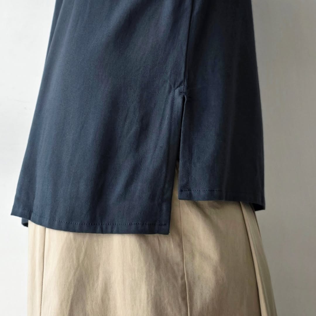SABY / Bamboo Amuzen H-N Shirts (Gry Navy)