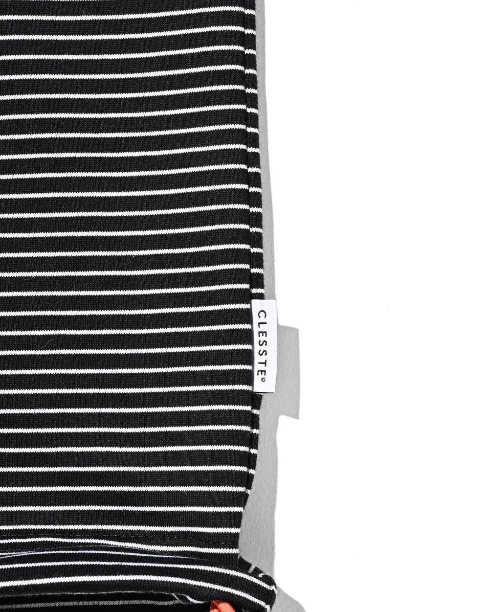 CLESSTE / 'C x Concept' Striped S/S T-Shirt With Drawstrings (Black x White)