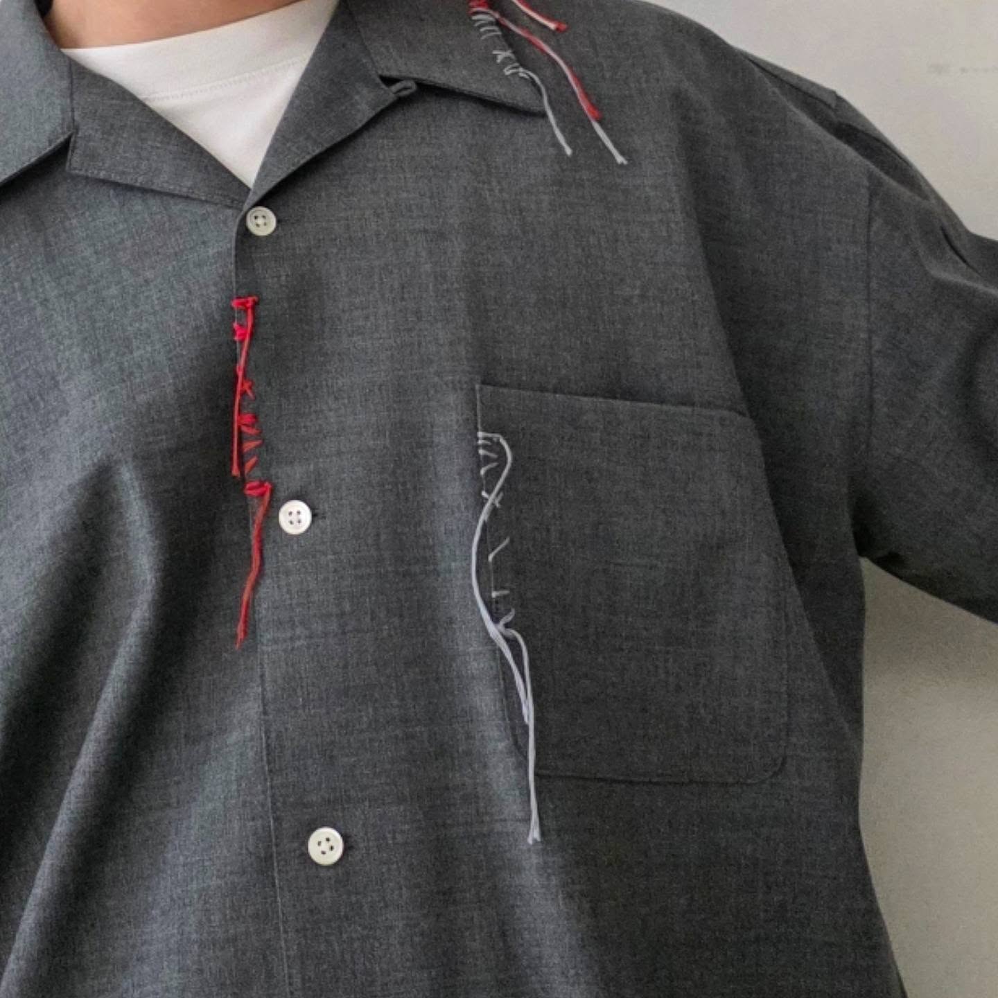DISCOVERED / Summer Wool Looping Shirts (Gray)
