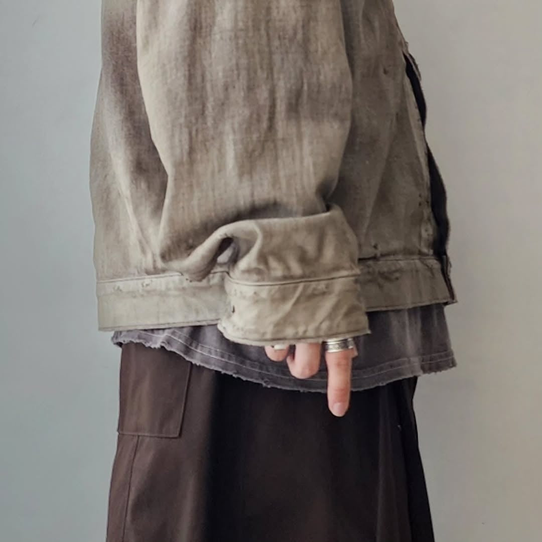 ANCELLM / Aging Denim Jacket