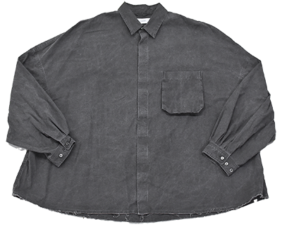 THE JEAN PIERRE / Signature 11XL Shirt (Broad)(Fade Blk)