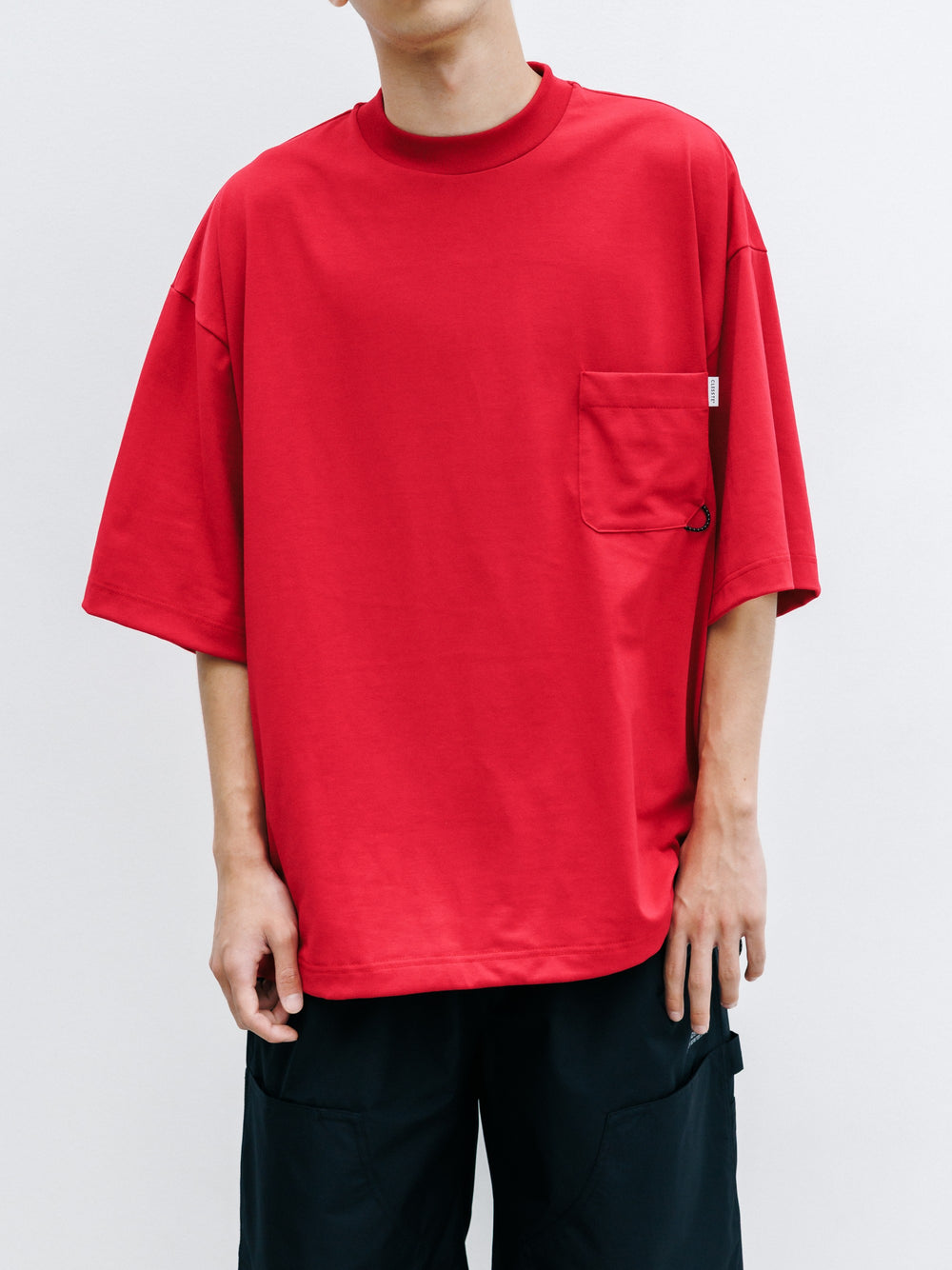 CLESSTE / Tech Pocket S/S T-Shirt (Red)