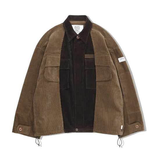 ELEPHANT TRIBAL FABRICS / Double Military Jacket