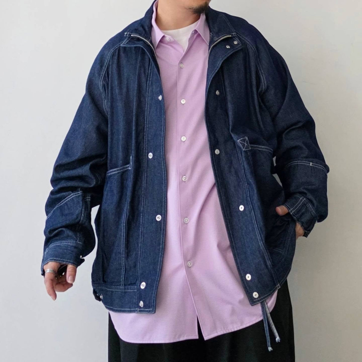 INNAT / Denim Hunter Hiker Jacket (One Wash Blue)
