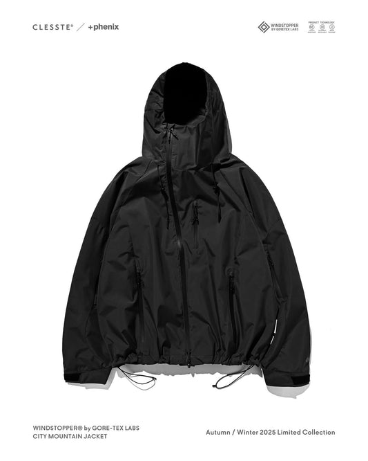 CLESSTE / +Phenix Windstopper ® By Gore-tex Labs City Mountain Jacket (Black)