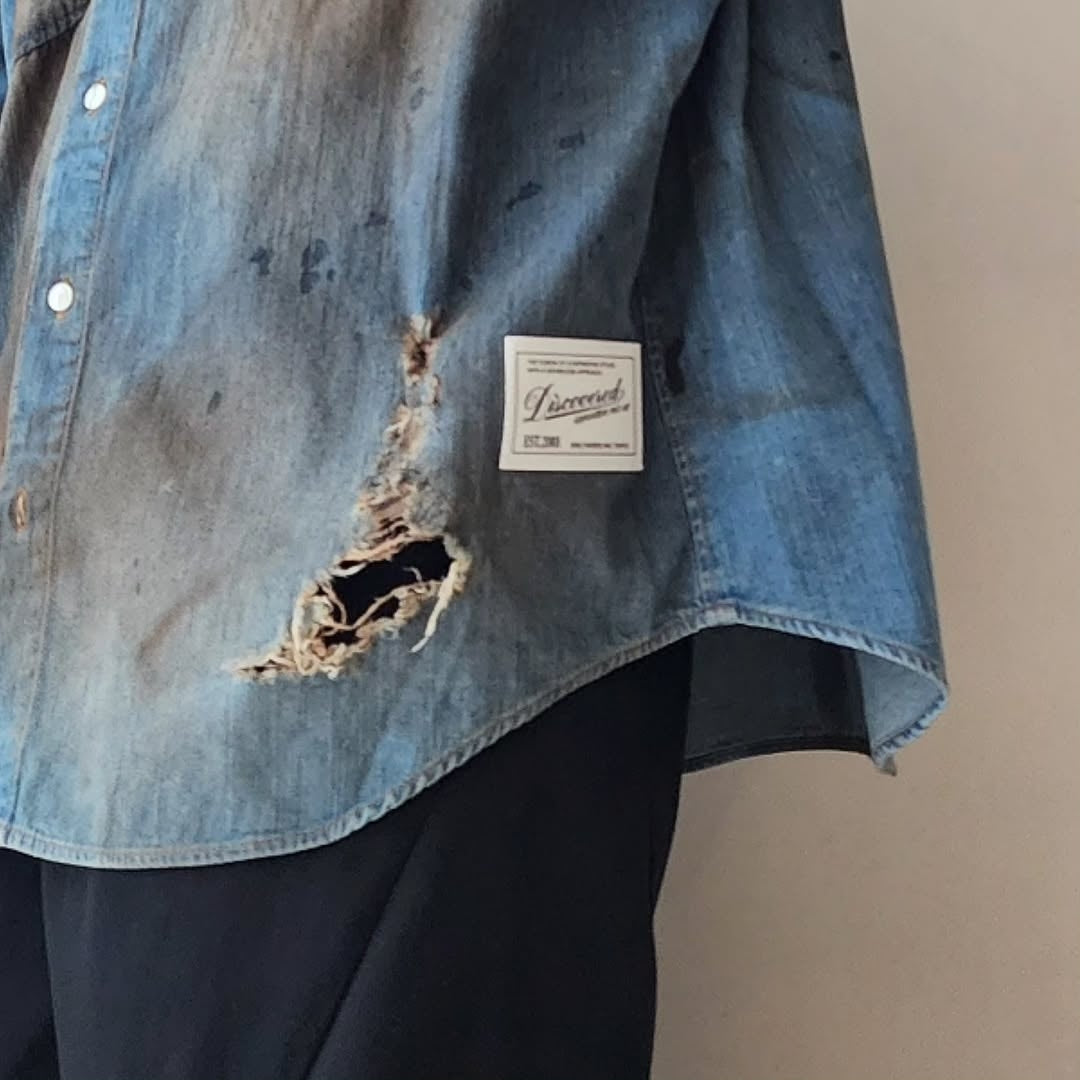 DISCOVERED / Crash Denim Shirts (Indigo)
