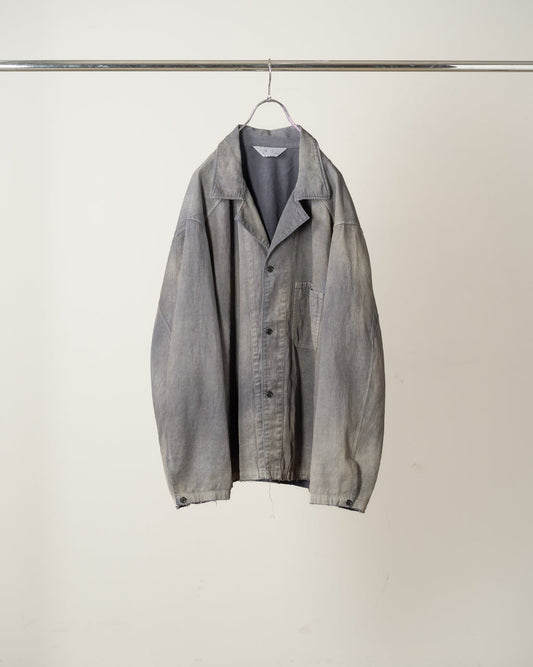 ANCELLM / Faded L/C Work Shirt (F.Blue)