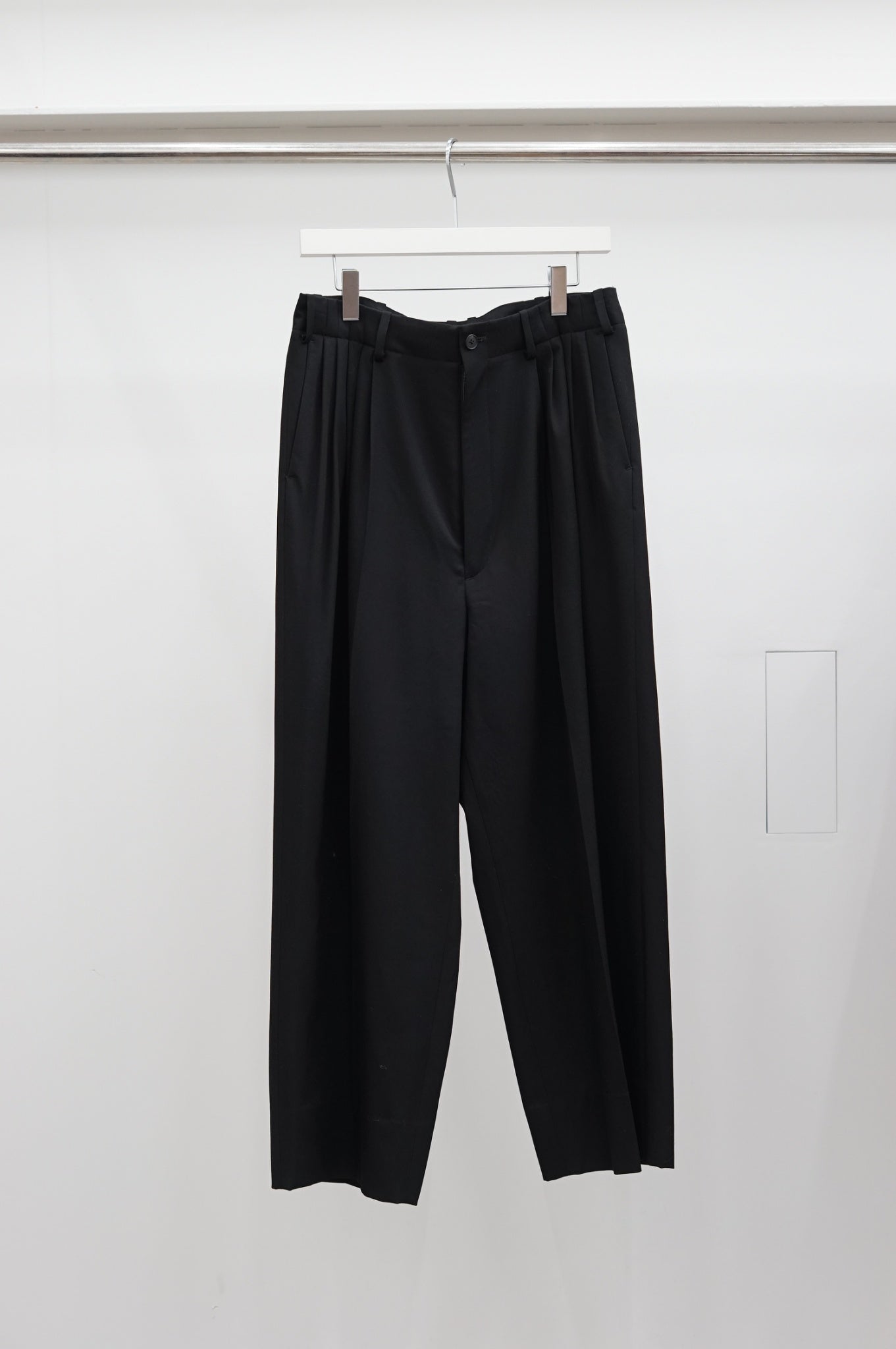 NONNOTTE / Draping 5-Tuck Wide Trousers