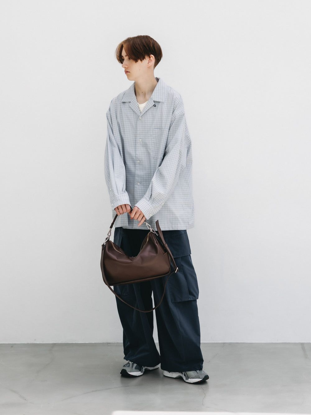 CLESSTE / Leather Day Off Bag (Brown)