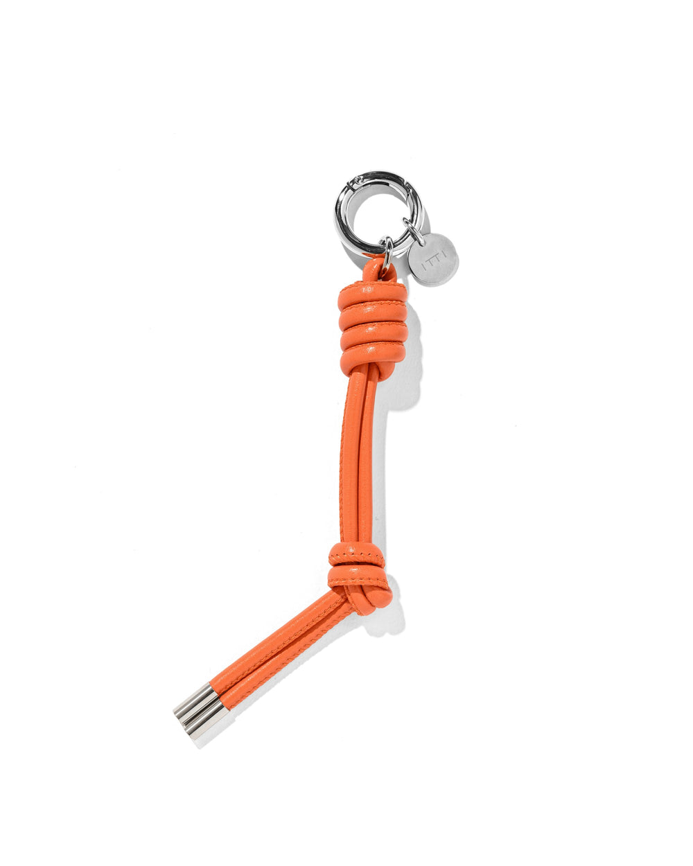 CLESSTE / Leather Knot Charm For ITTI (Orange)