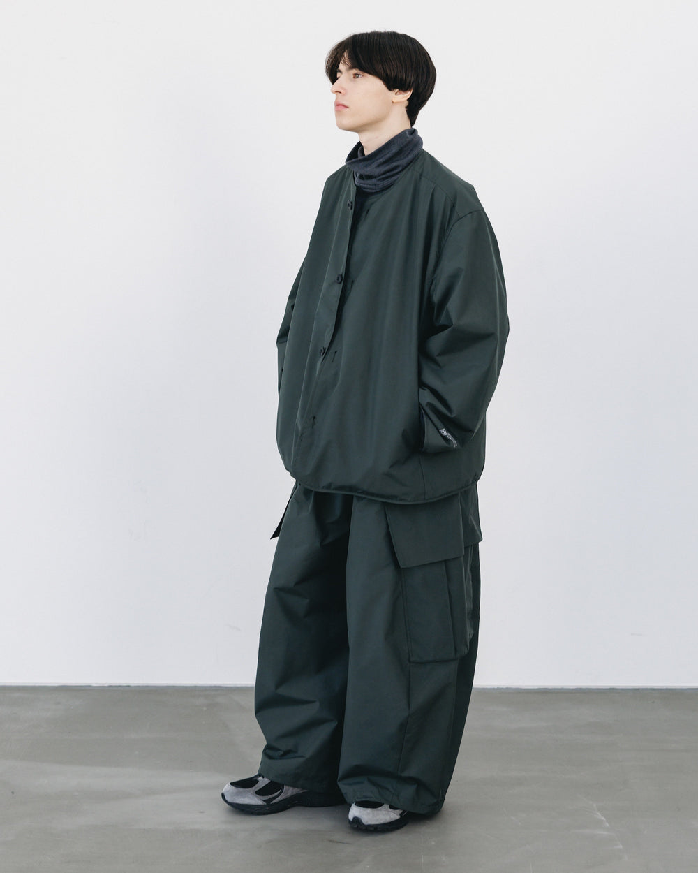 CLESSTE / +Phenix Windstopper ® By Gore-tex Labs City Fishtail Parka With Liner Jacket (Asphalt Gray)