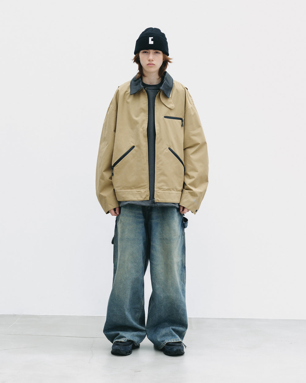 CLESSTE / Vintage Dyed Selvedge Denim Worker Pants (Vintage Indigo)