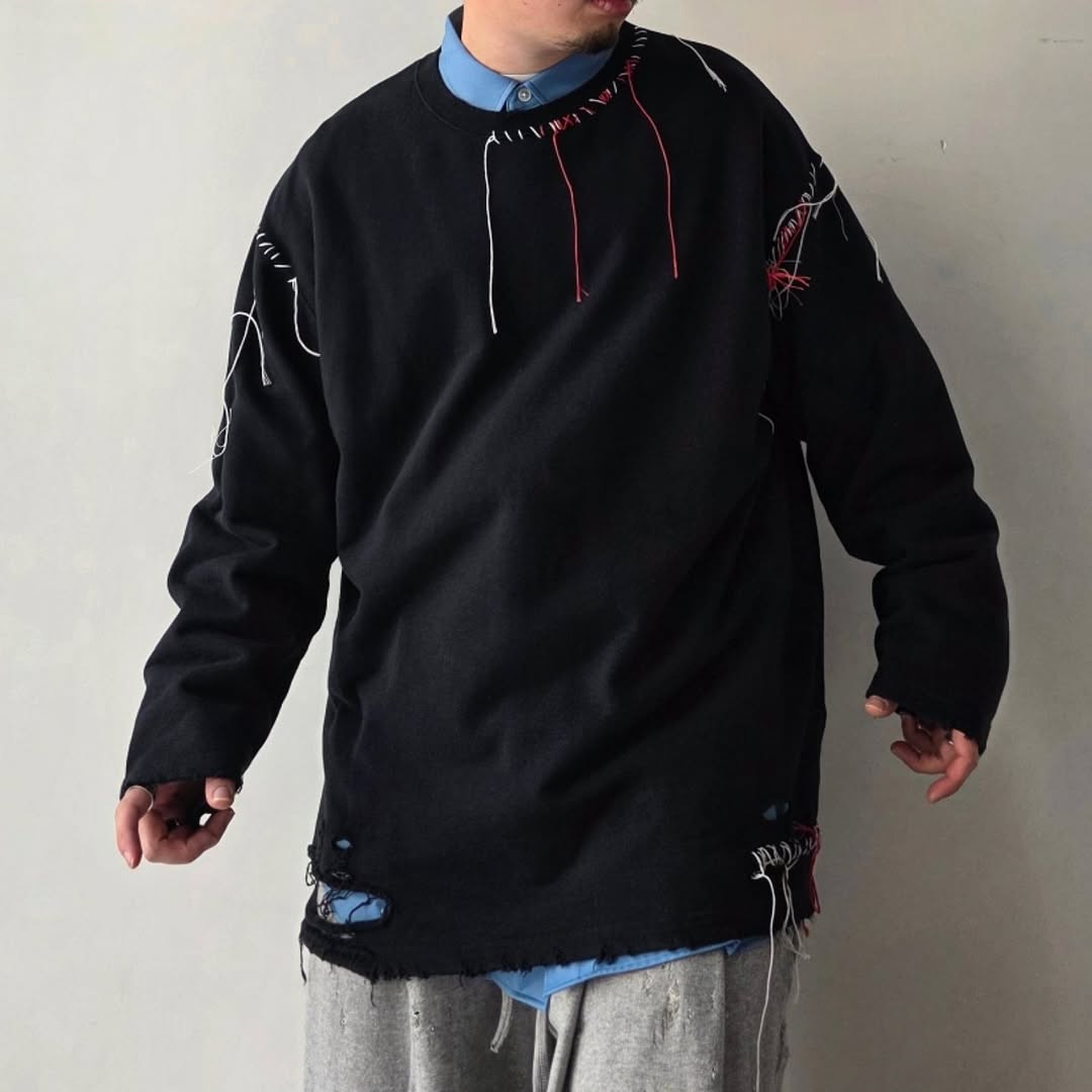 DISCOVERED / Looping Sweat (Black)