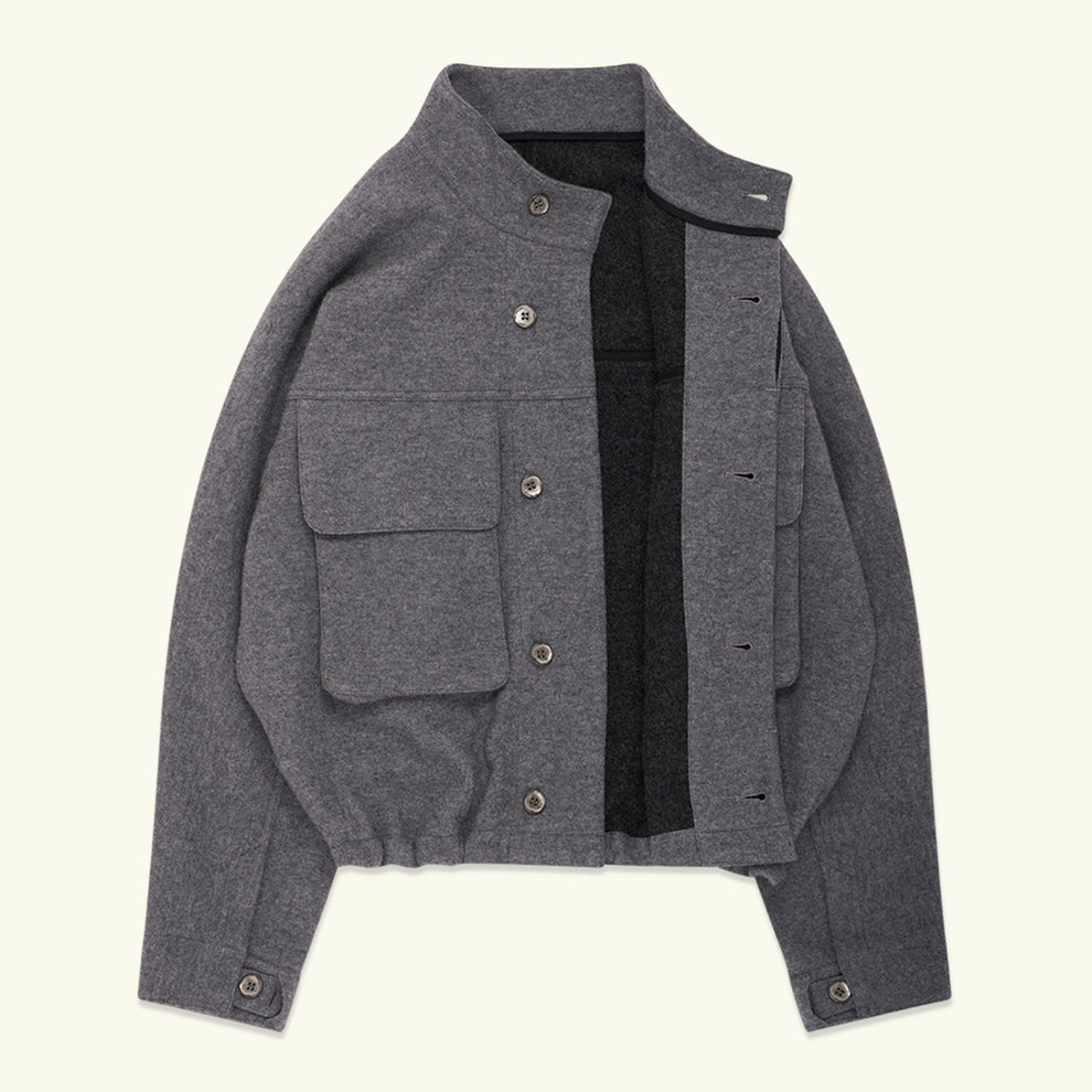 GANDER / Wool Peveril Jacket (Grey)