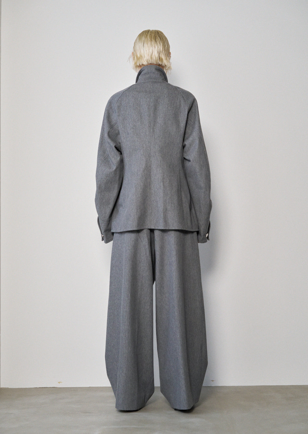 RICH I / Shape Coverall (Gray)