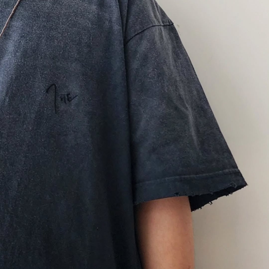 THE JEAN PIERRE / Signature Pigment Grunge Destroy SS Tee
