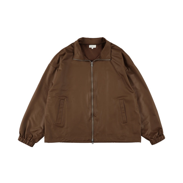 KANEMASA PHIL / 36G ECONYL Embossed Blouson (Brown)