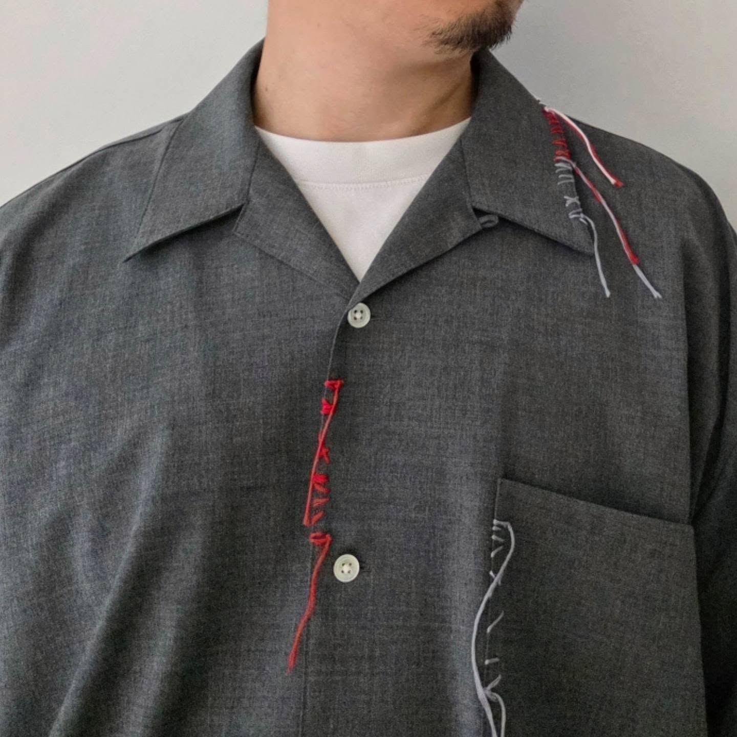 DISCOVERED / Summer Wool Looping Shirts (Gray)