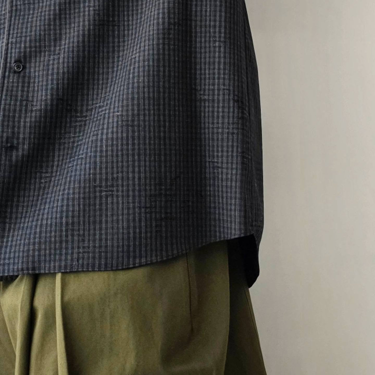 NONNOTTE / Dormeuse Shirt (Trace Bird Plaid)