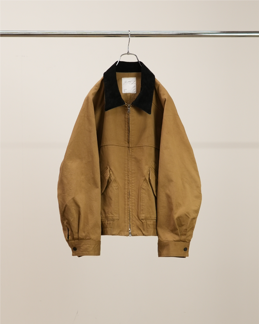 ANCELLM / Zip Blouson (Beige)