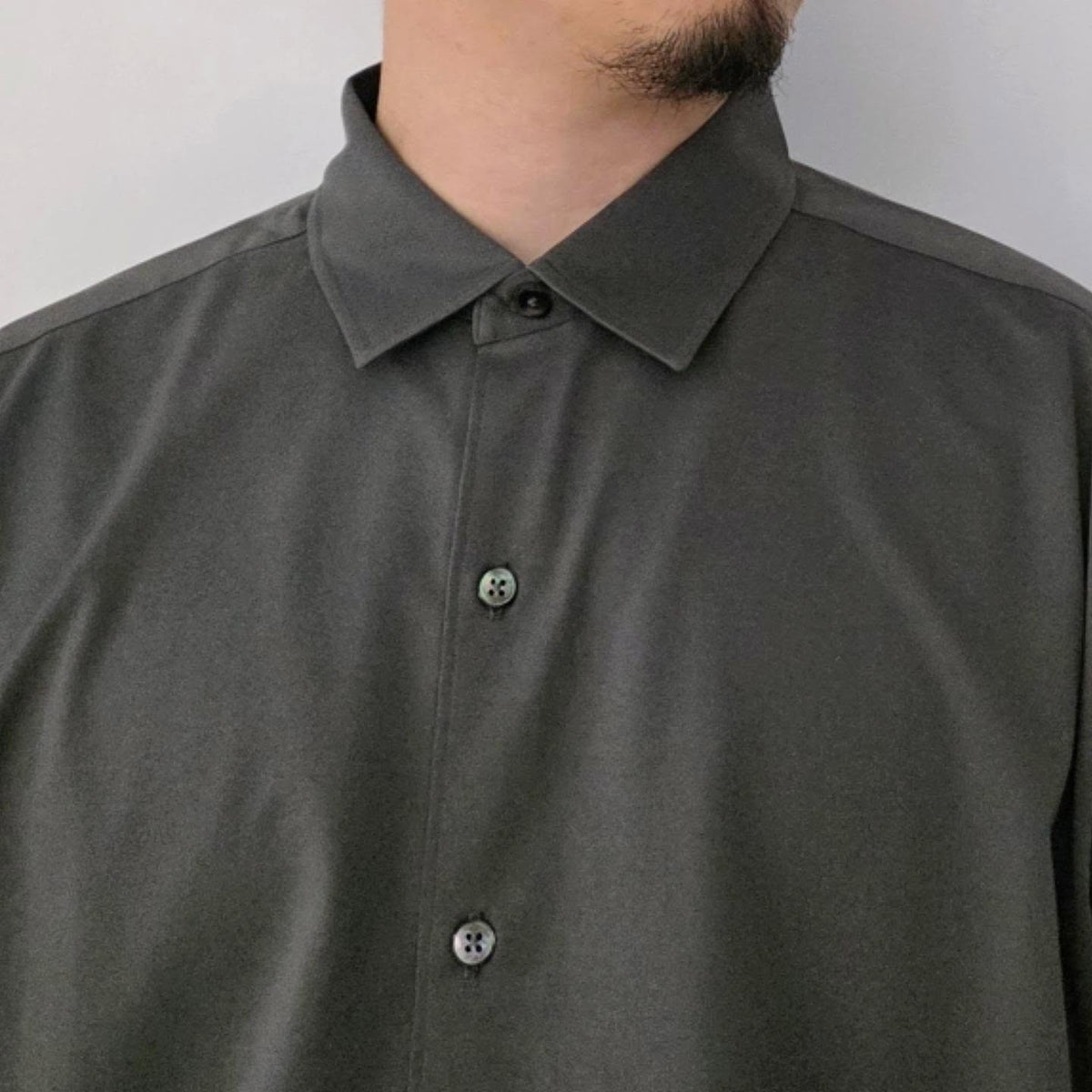 KANEMASA PHIL / 46G Atmosphere Shirt (Charcoal)