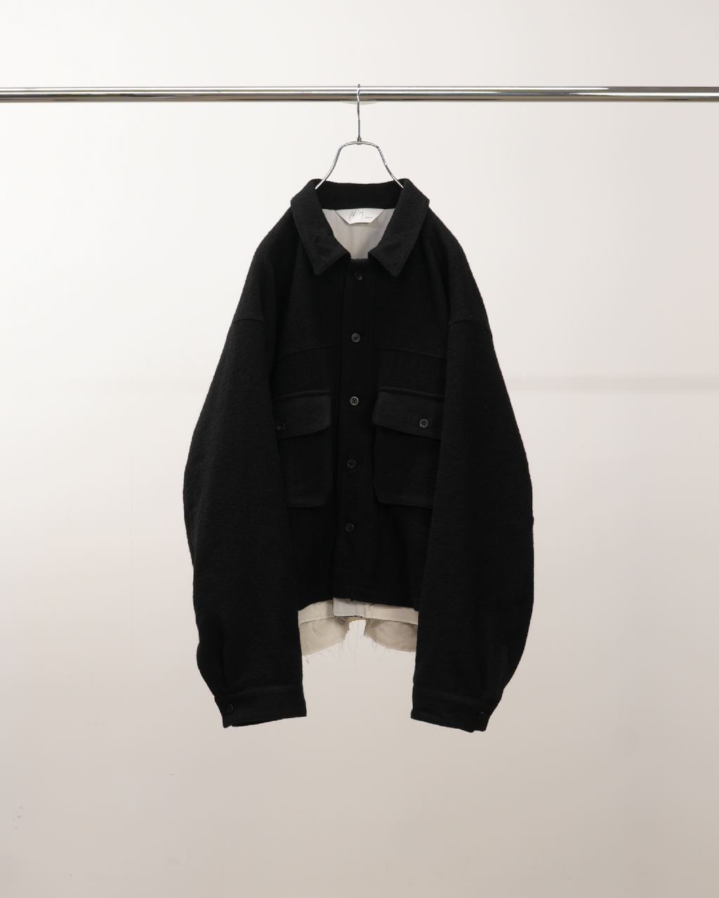 ANCELLM / Shrink Wool Layering Jacket