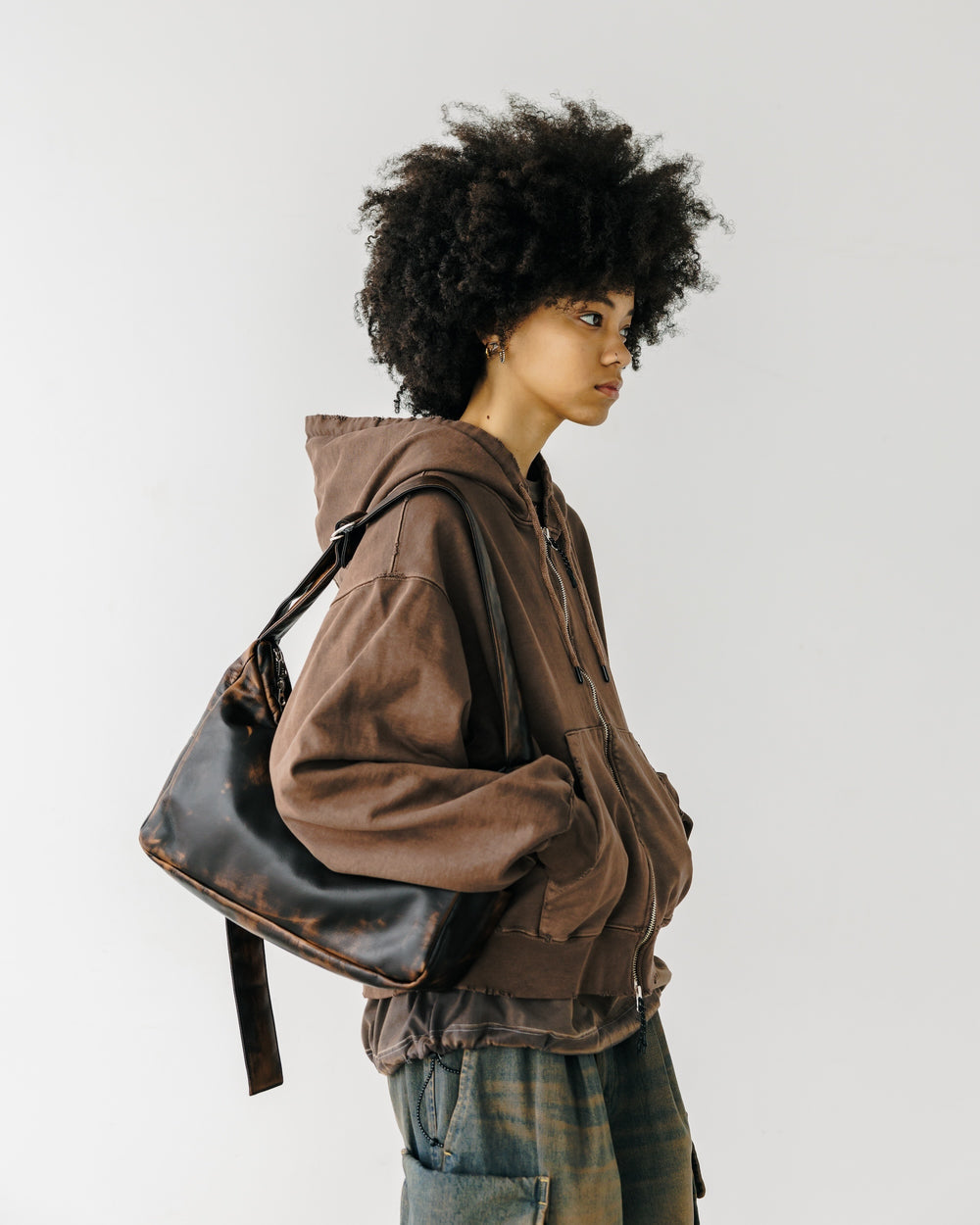 CLESSTE / Vintage Leather Holiday Bag