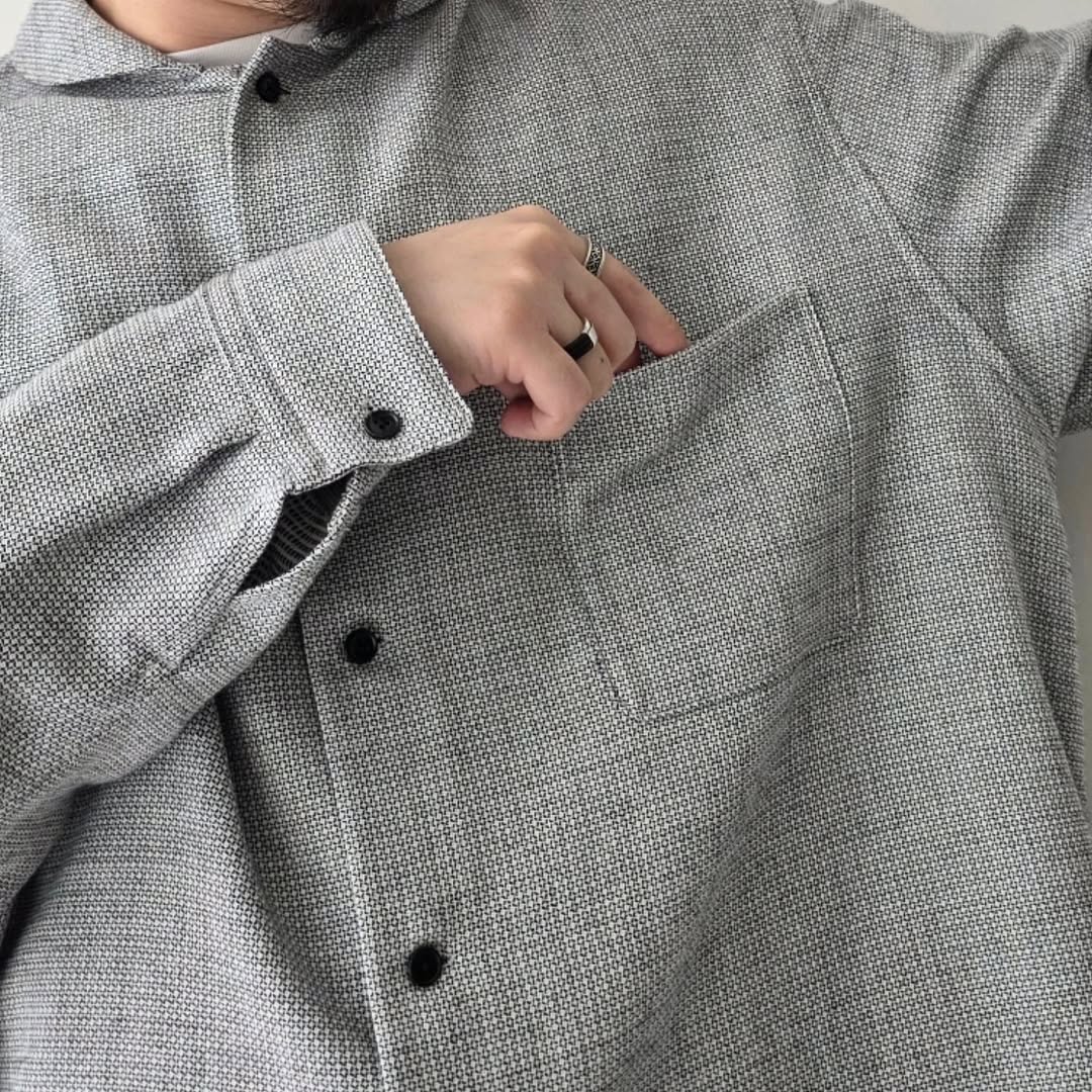 NONNOTTE / Minimum Shawl Collar Oversized Shirt
