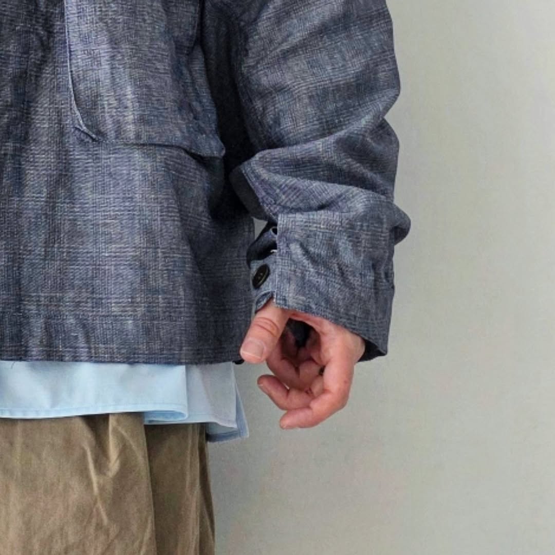 GANDER / Peveril Jacket Navy Check