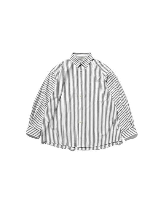 CLESSTE / 46G Knit Everyday L/S Shirt (White Stripe)