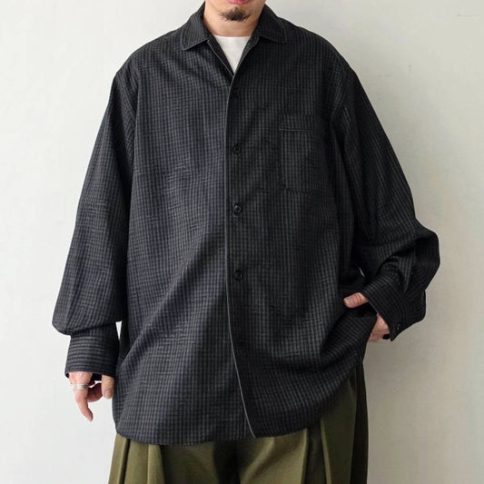 NONNOTTE / Dormeuse Shirt (Trace Bird Plaid)