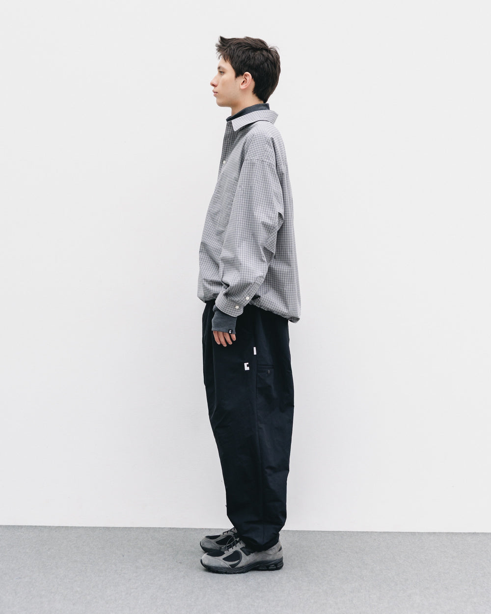 CLESSTE / Mini Plaid L/S Pullover Shirt (Gray)