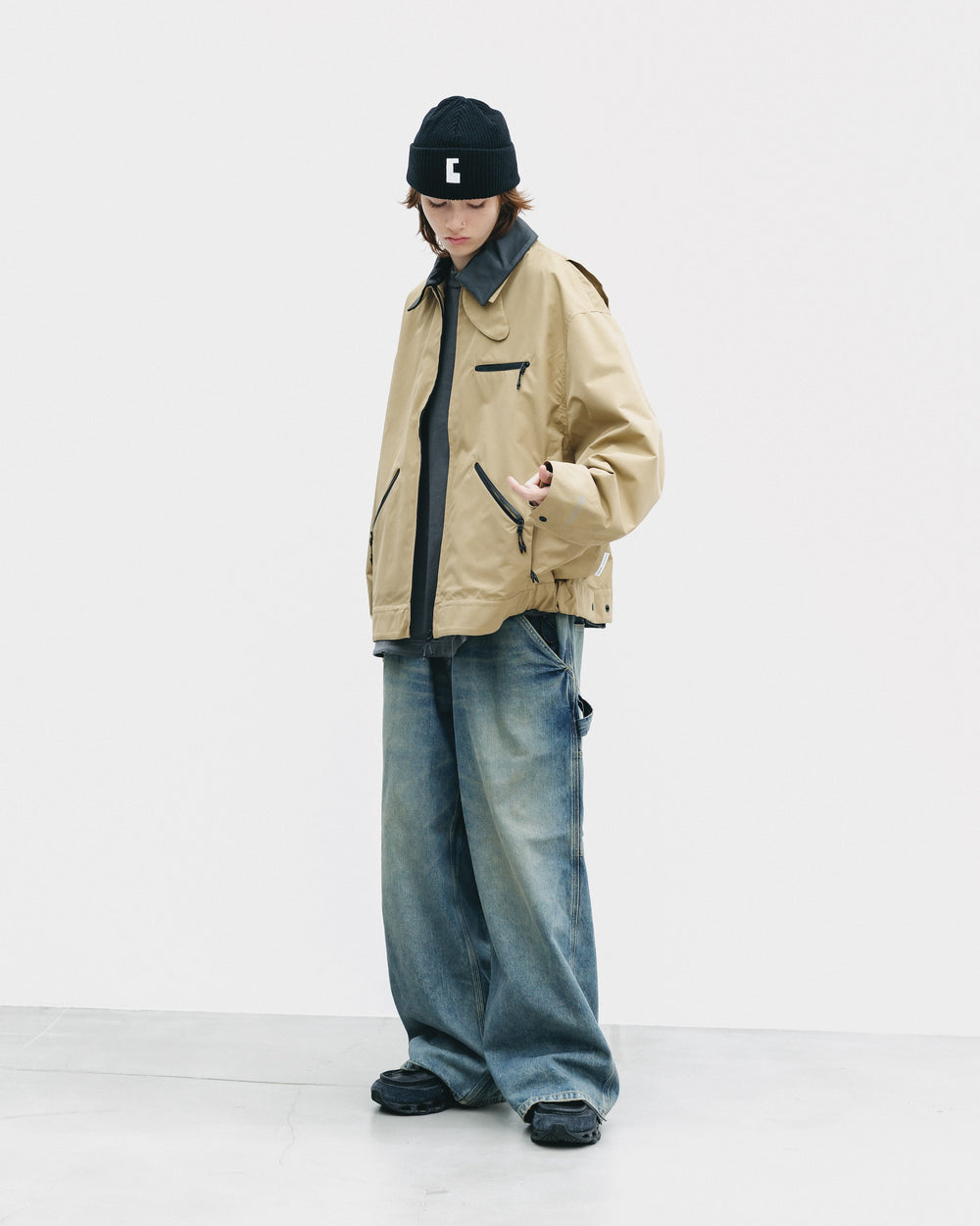 CLESSTE / Vintage Dyed Selvedge Denim Worker Pants (Vintage Indigo)