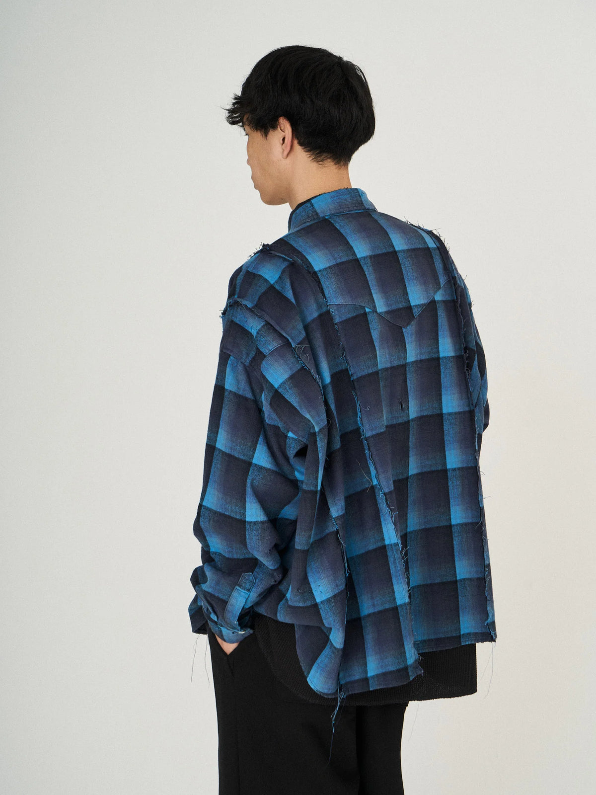 DISCOVERED / Switch Nel Shirts (Blue)
